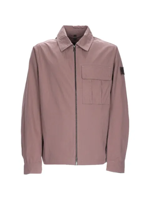 Belstaff logo-patch flap-pocket cargo shirt