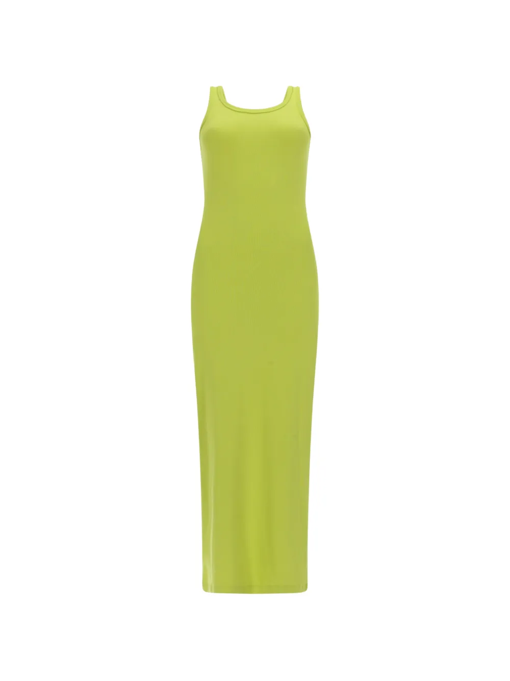 MSGM ribbed-knit sleeveless dress - Verde