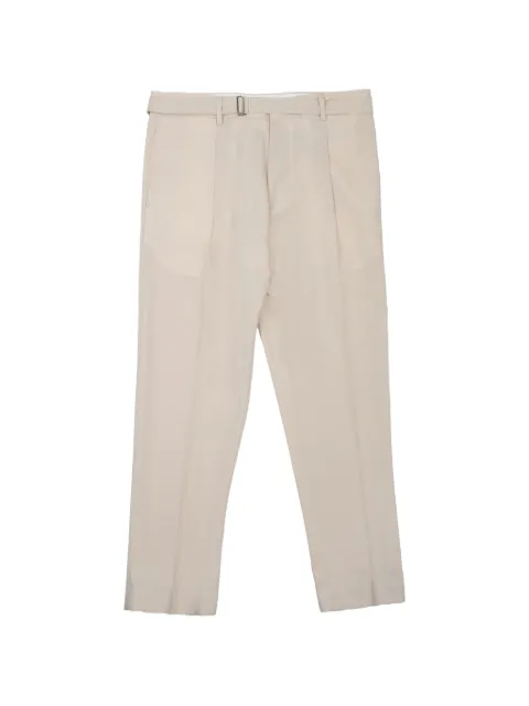 BE ABLE Andy pleated-design belted trousers