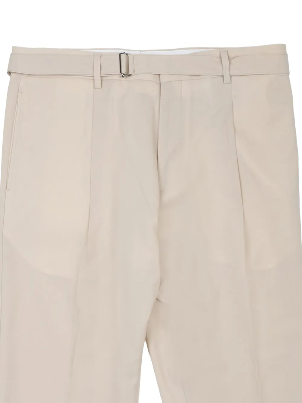 BE ABLE Straight pantalon met plooien Beige