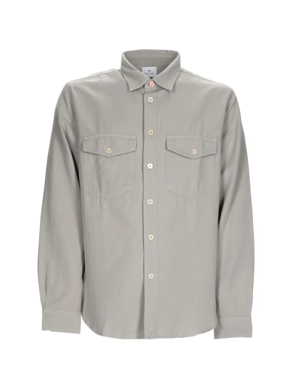 PS Paul Smith flap-pocket long-sleeve shirt - Grigio