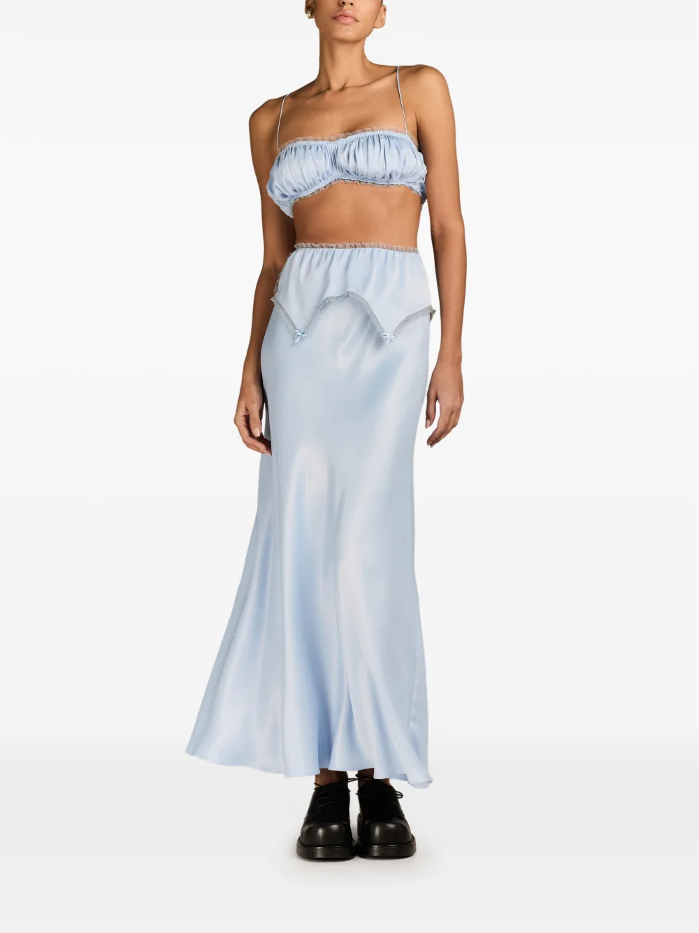 MARK-OFF Ania bustier top Blauw