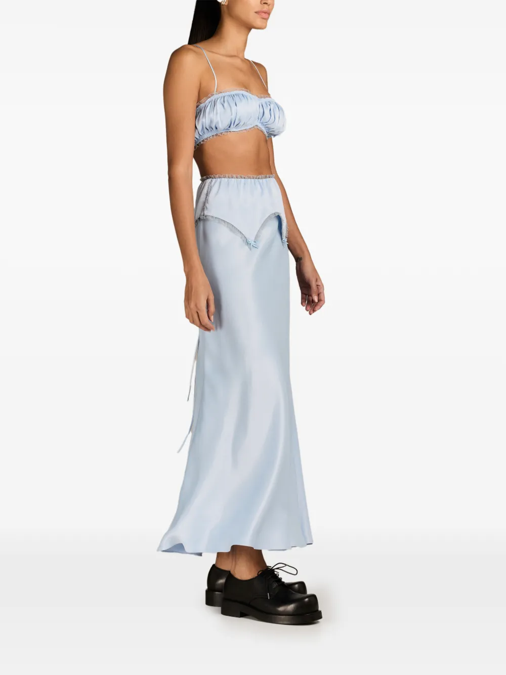 MARK-OFF Ania bustier top Blauw