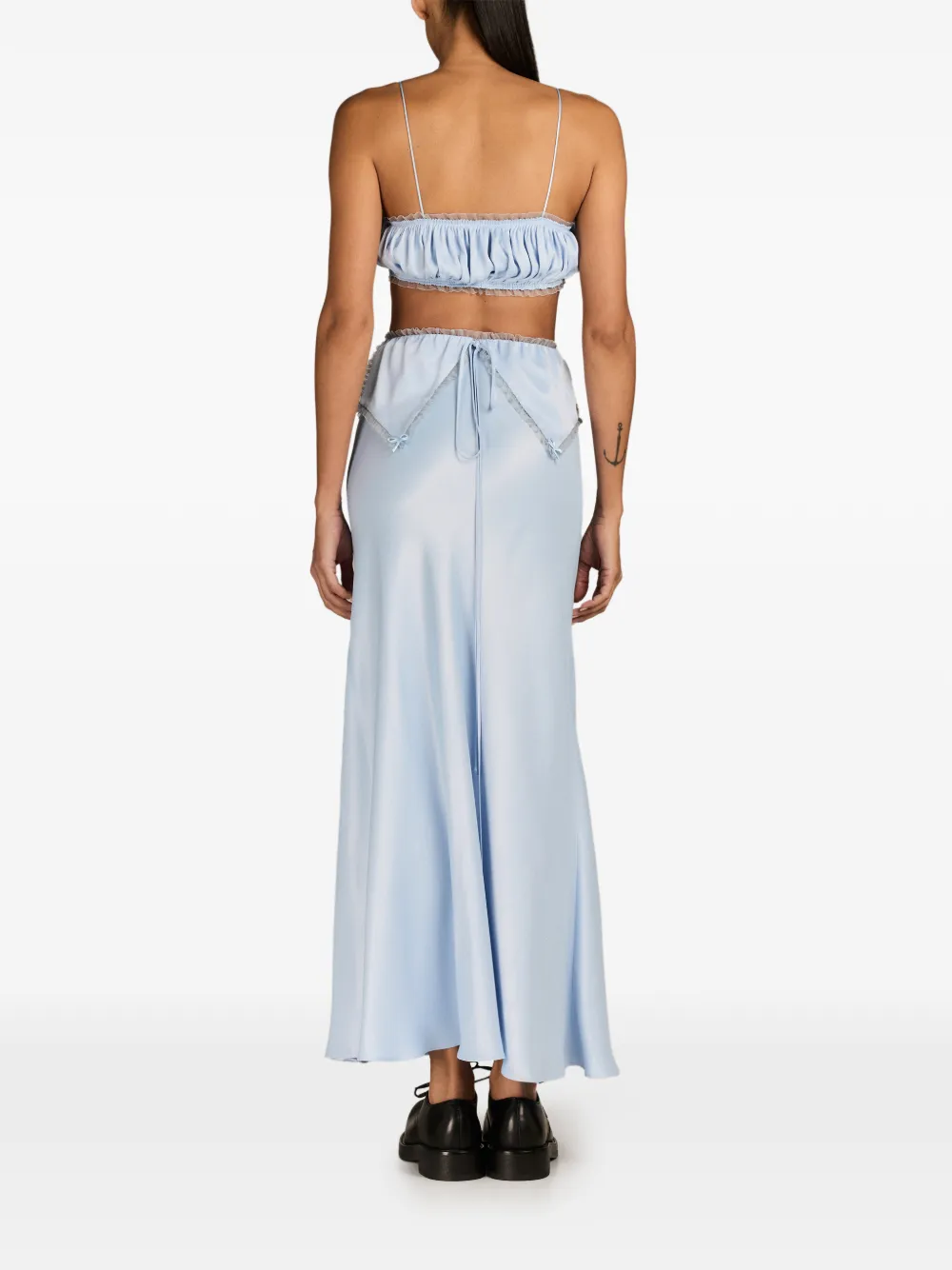 MARK-OFF Ania bustier top Blauw