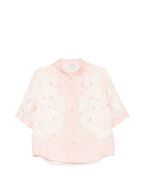 Forte Forte floral-print silk shirt