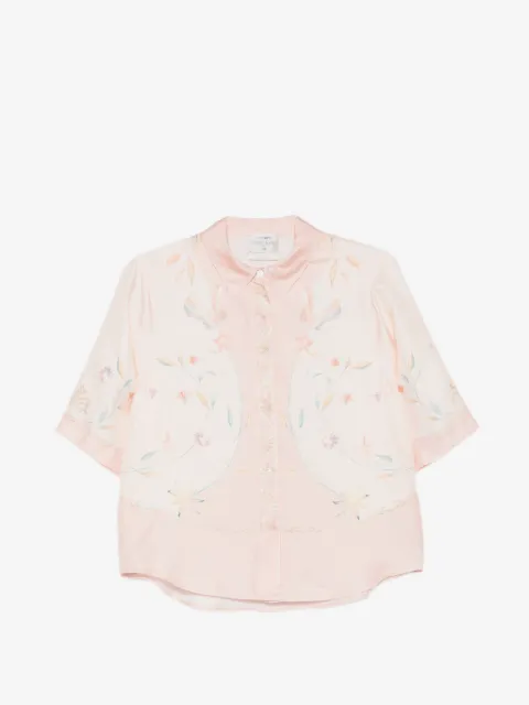 Forte Forte floral-print silk shirt