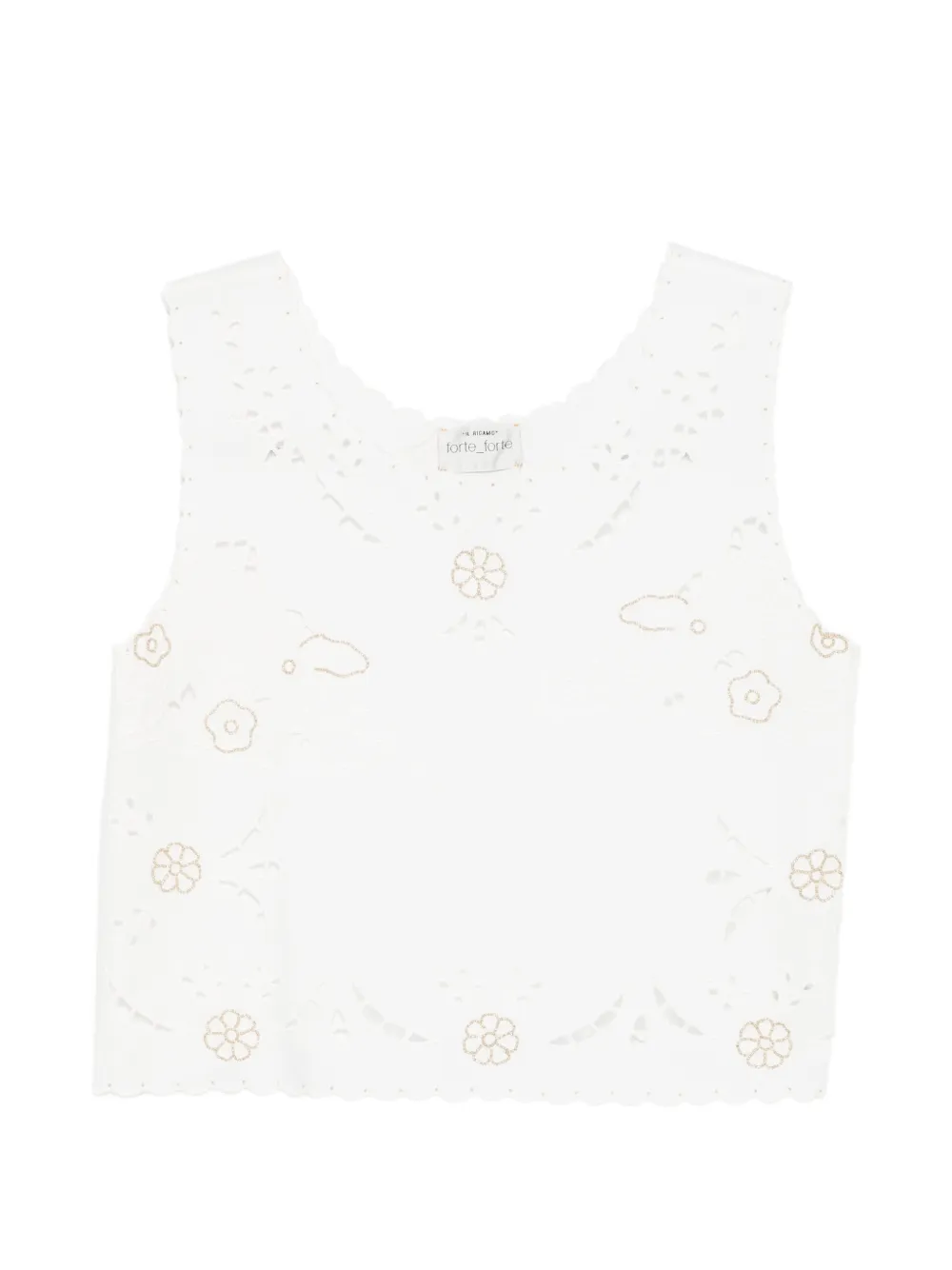Forte Forte broderie-anglaise blouse - Bianco