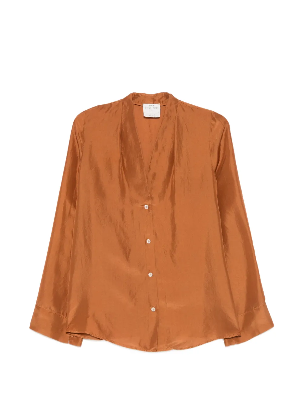 Forte Forte silk shirt - Orange