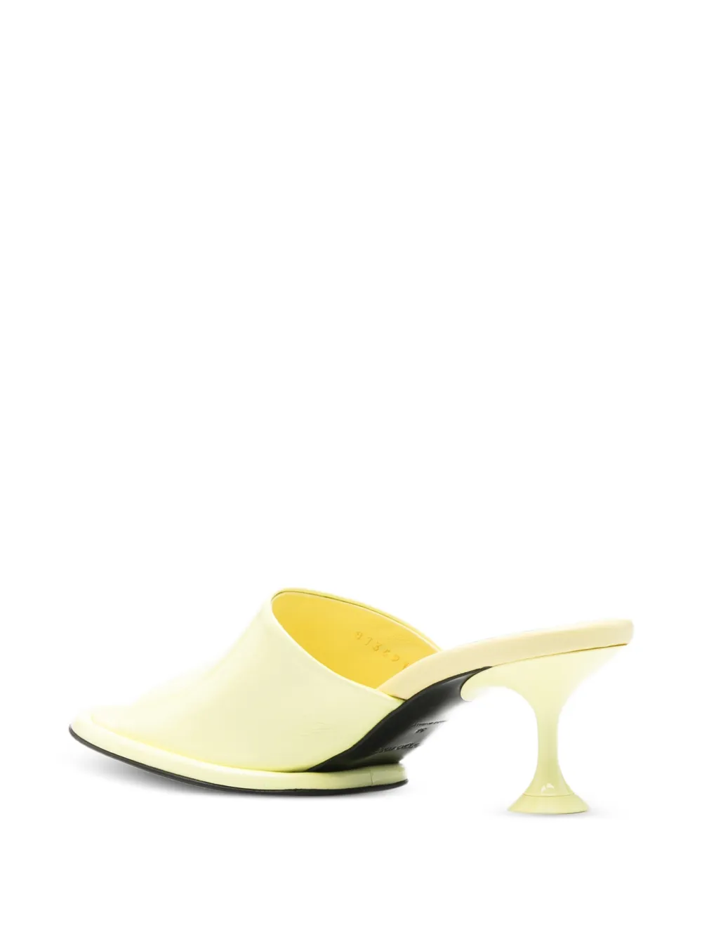 Sergio Rossi Sandalen met zandloper-hak Geel