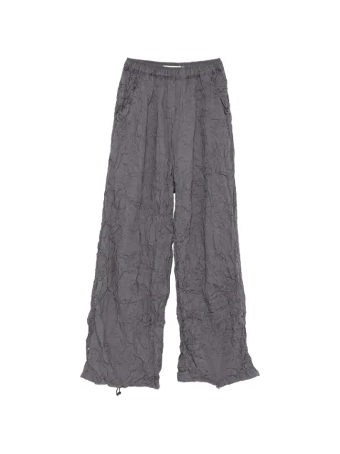 Gongdid Design elasticated-waistband trousers