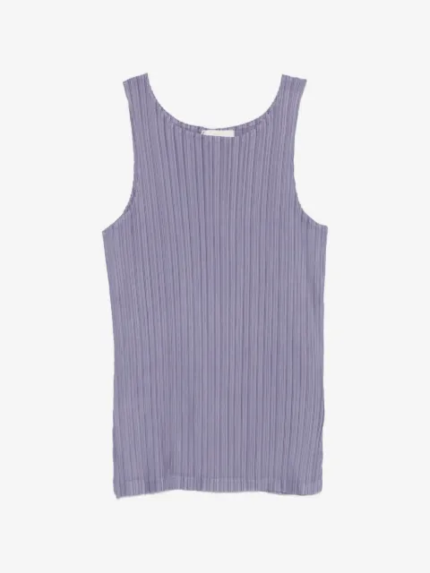 Gongdid Design blusa plisada sin mangas