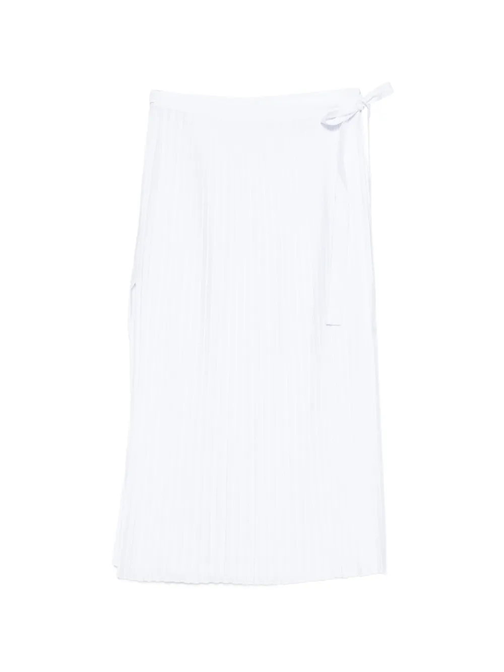 Barena Lucietta Plico pleated skirt - Bianco
