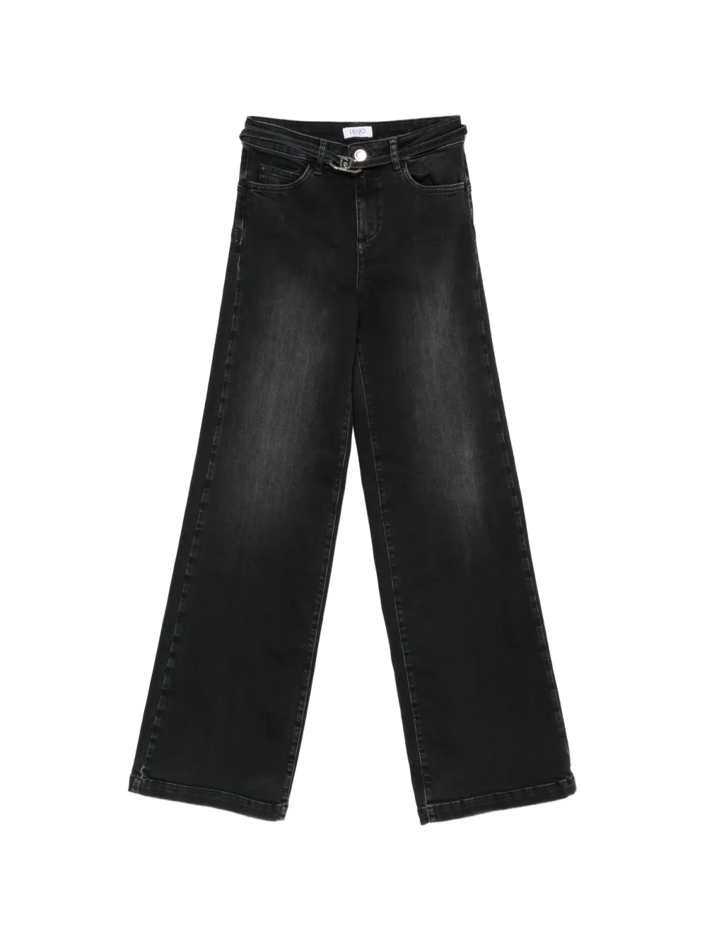 LIU JO belt-loop pocket jeans - Nero