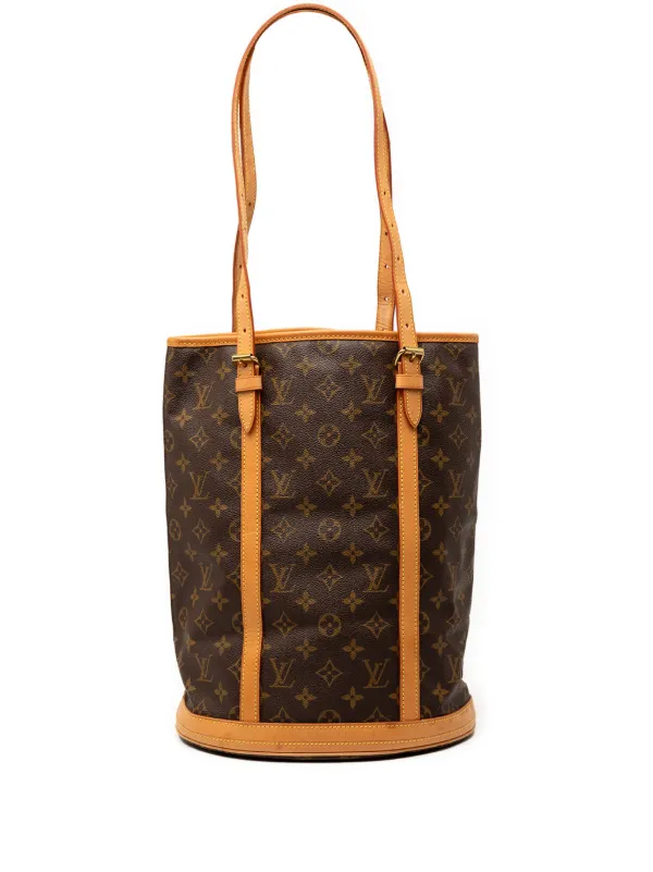 Louis Vuitton Pre-owned 2012 Monogram GM Bucket Bag in Brown