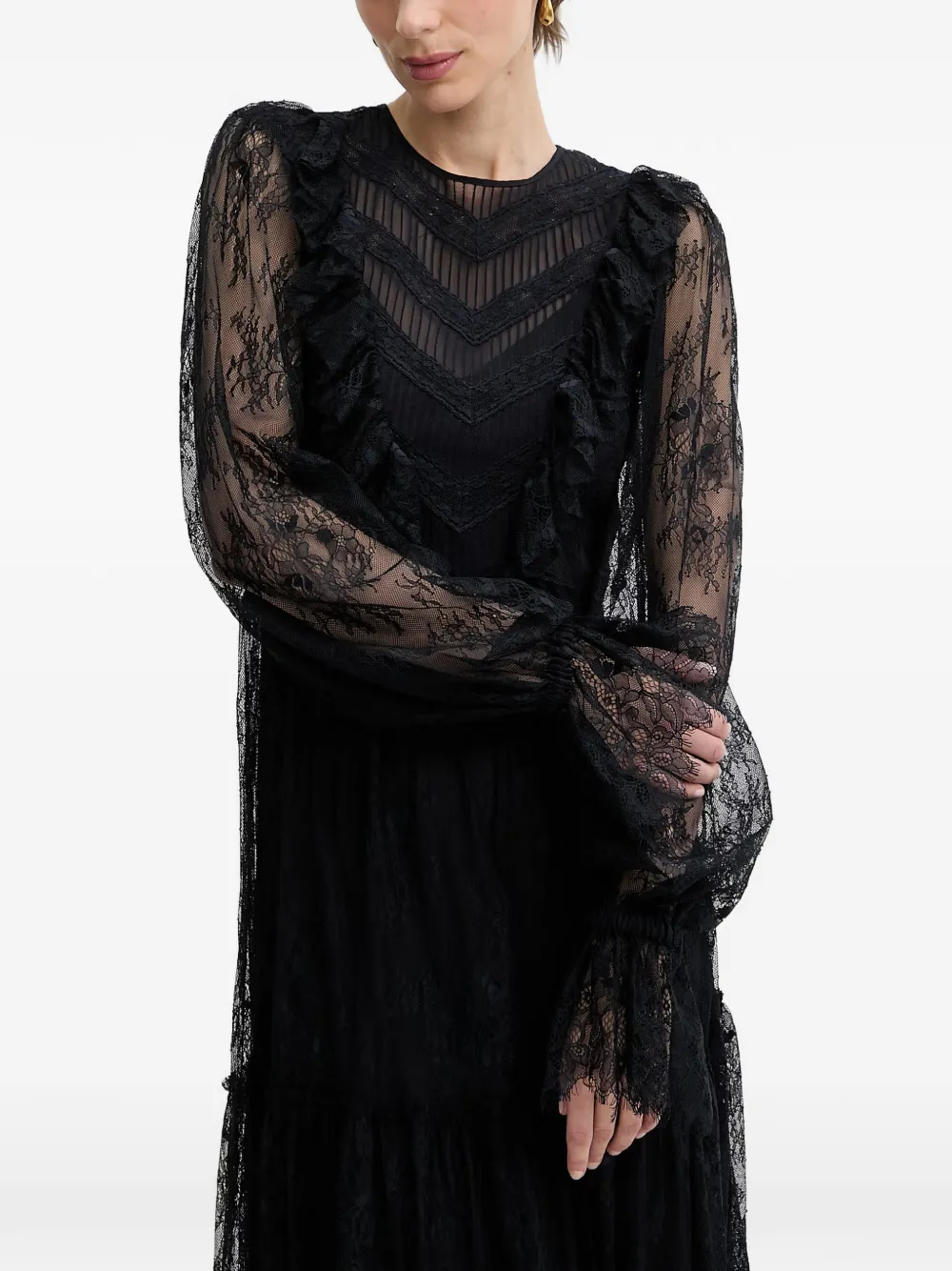 LUISA SPAGNOLI Perfetta maxi-jurk Zwart