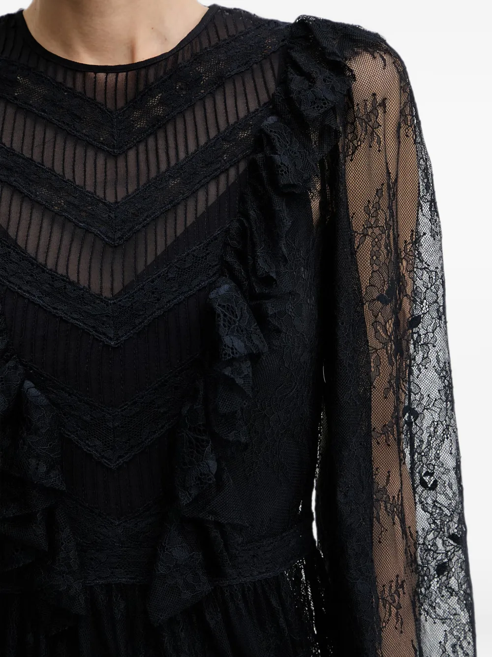 LUISA SPAGNOLI Perfetta maxi-jurk Zwart