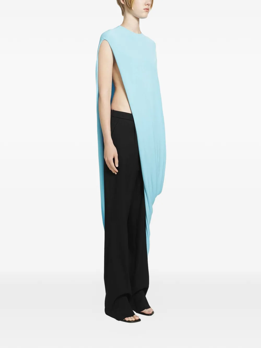 TOM FORD Impossible asymmetrische top Blauw