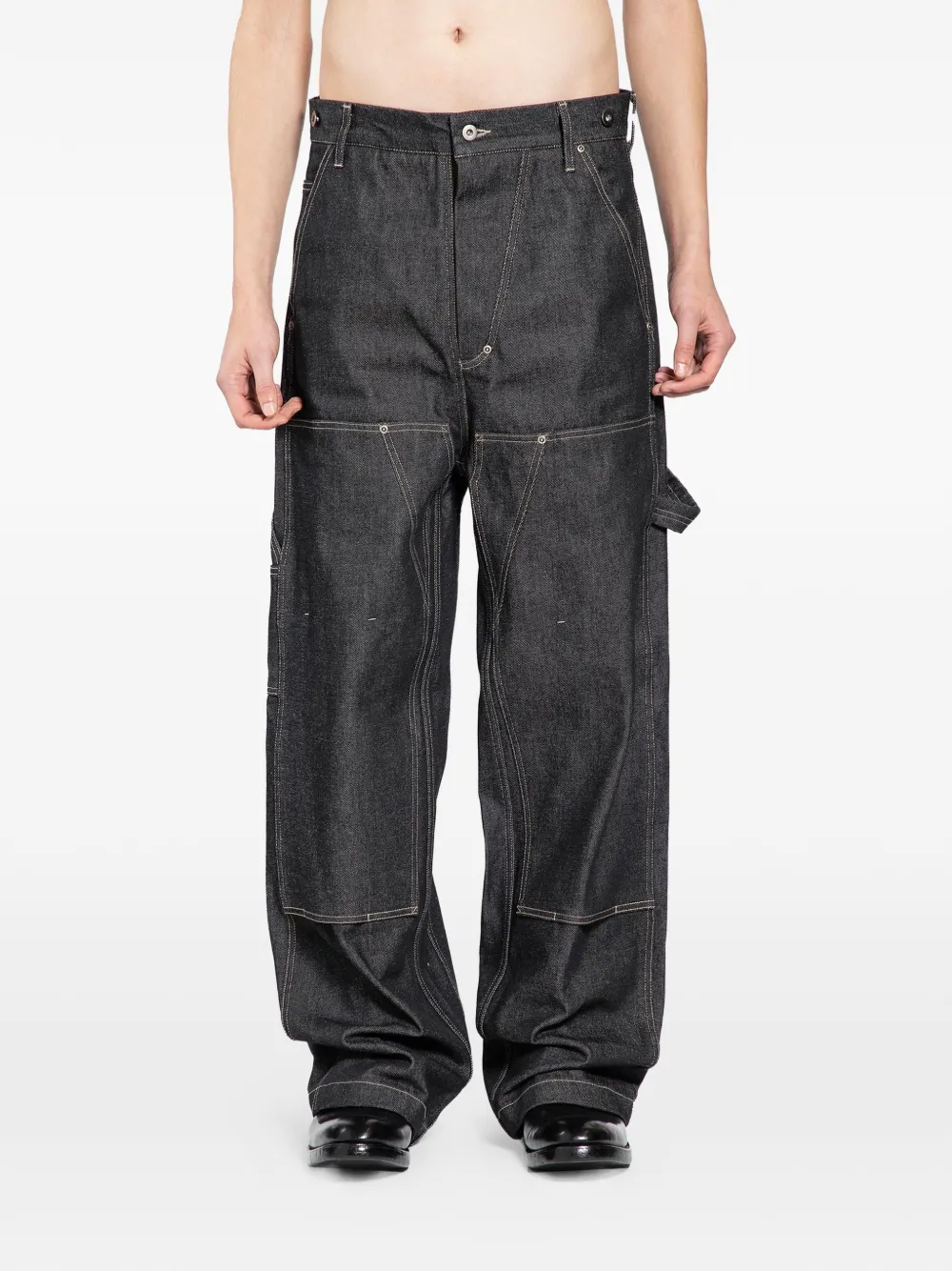 BRYAN JIMENÈZ straight-leg jeans - Nero