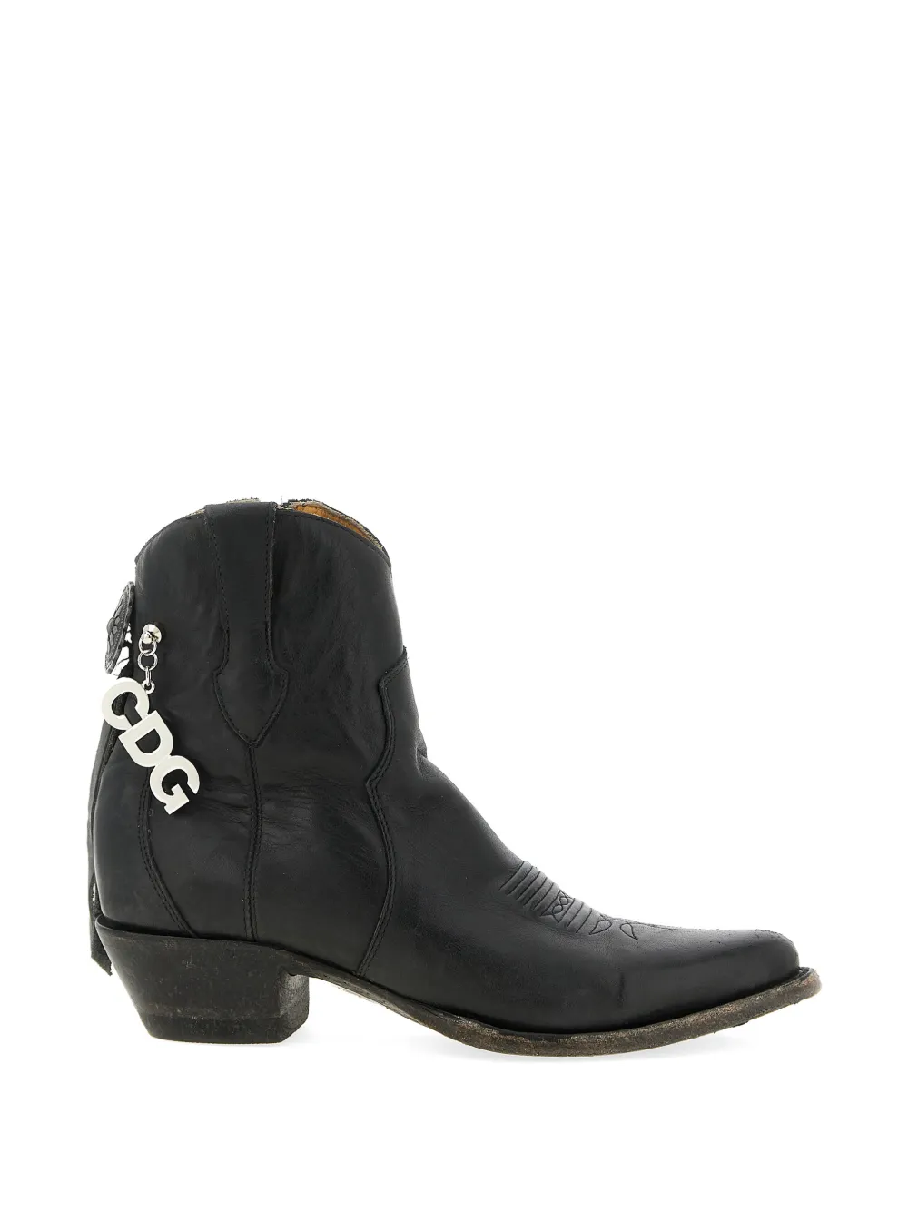 Comme Des Garçons x Mexicana logo-charm boots Zwart