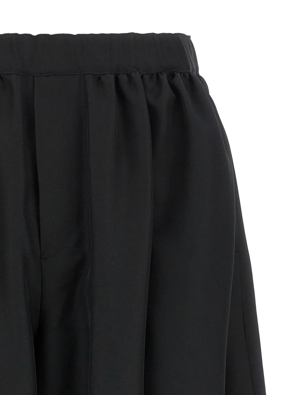 Black Comme Des Garçons Cropped broek Zwart