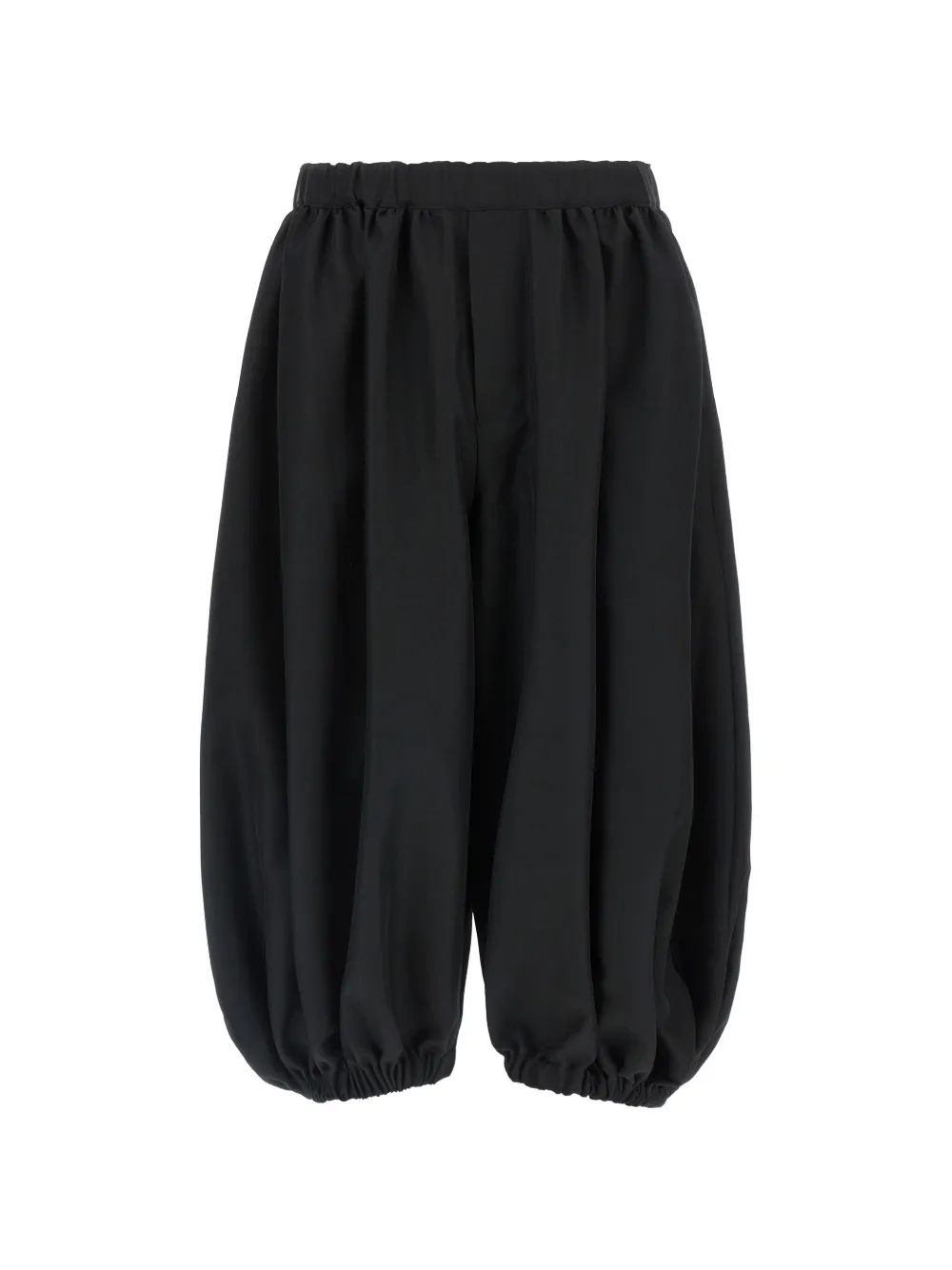Black Comme Des Garçons balloon cropped trousers - Nero