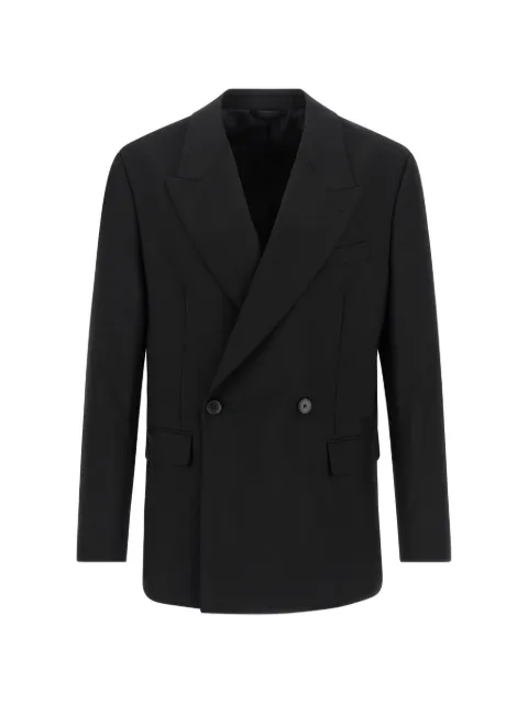 mfpen double-breasted peaked-lapel blazer