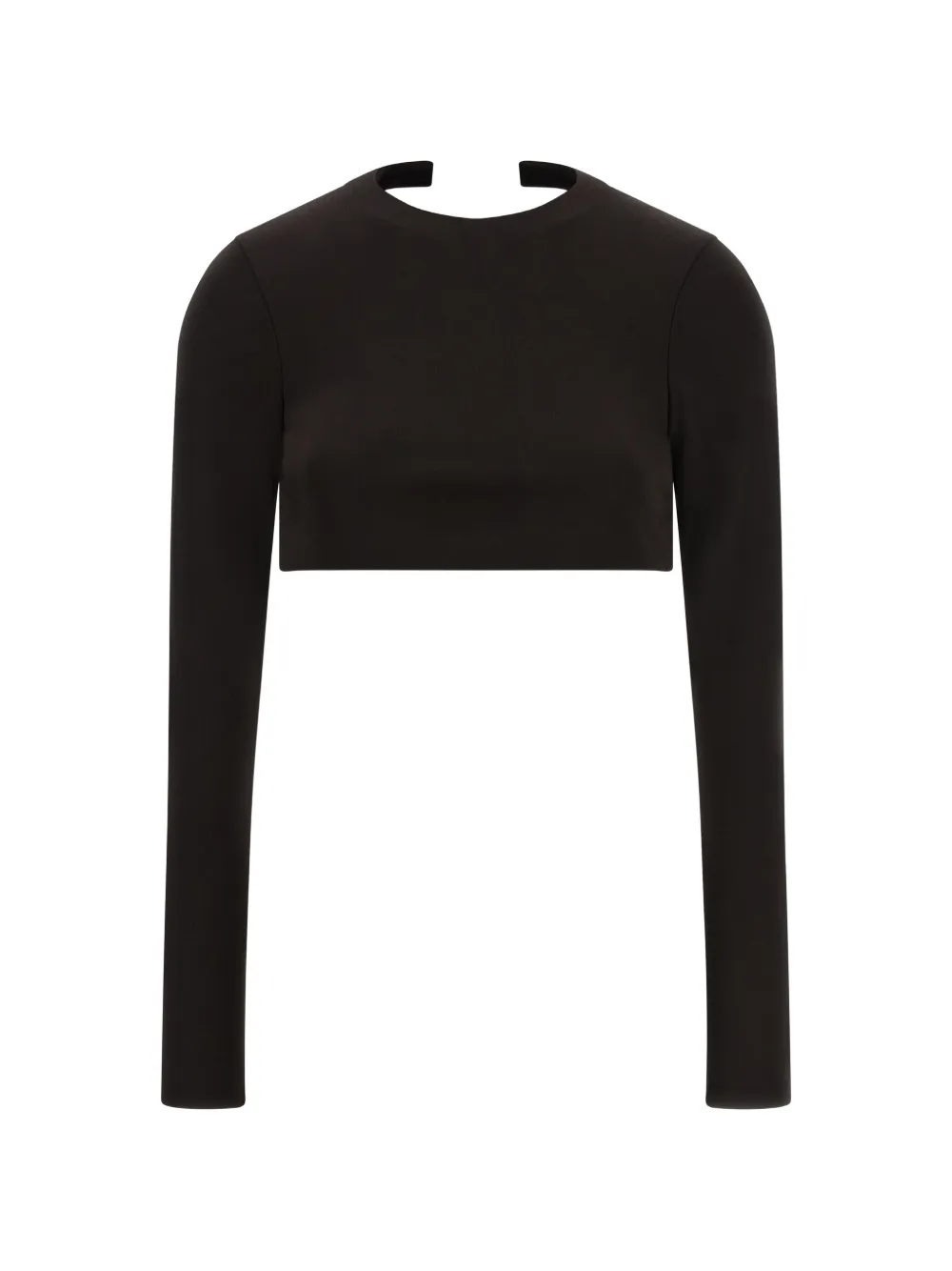 TOM FORD crew-neck backless top - Marrone