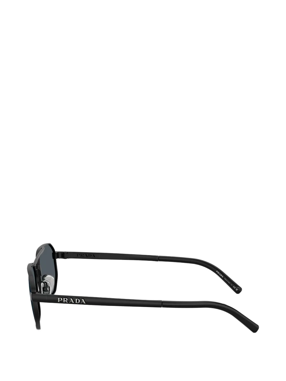 Prada Eyewear Zonnebril met geometrisch montuur Zwart