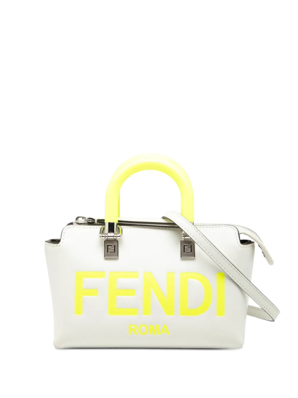 Fendi Pre-Owned 2010-2025 Mini Leather By The Way Roma satchel - Bianco