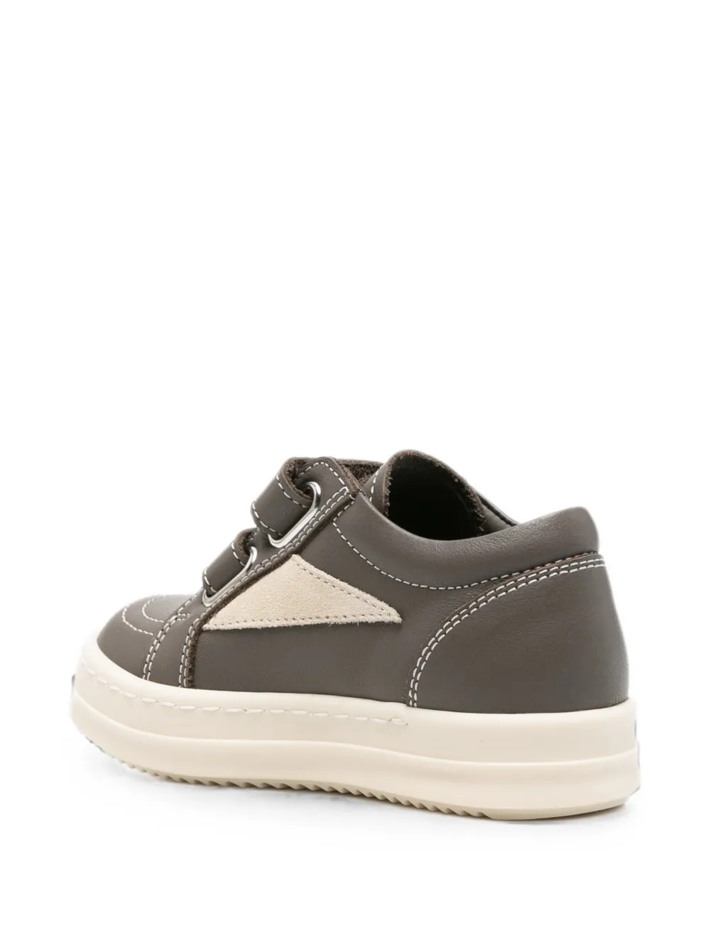 Rick Owens Kids touch-strap sneakers Grijs