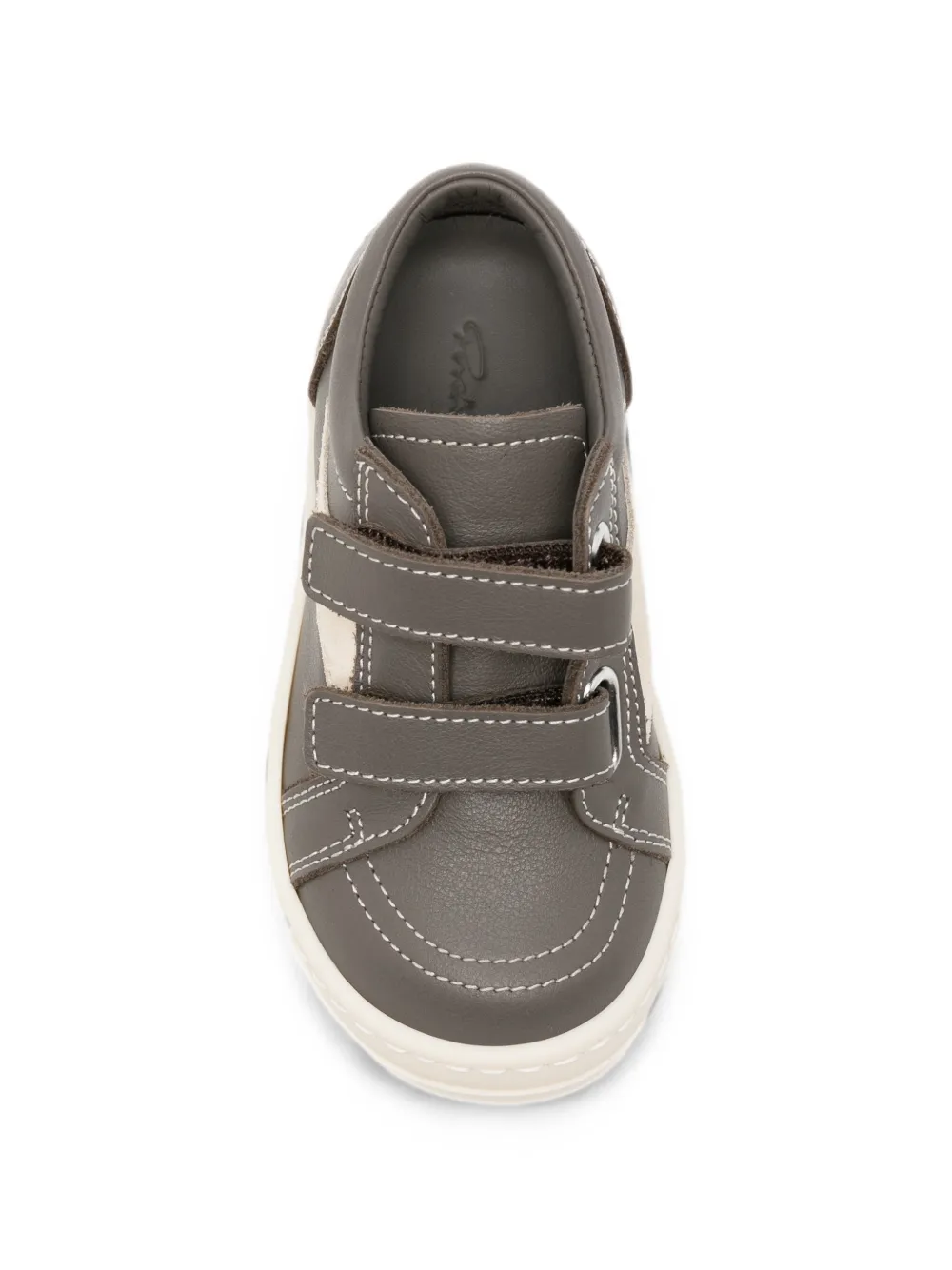 Rick Owens Kids touch-strap sneakers Grijs