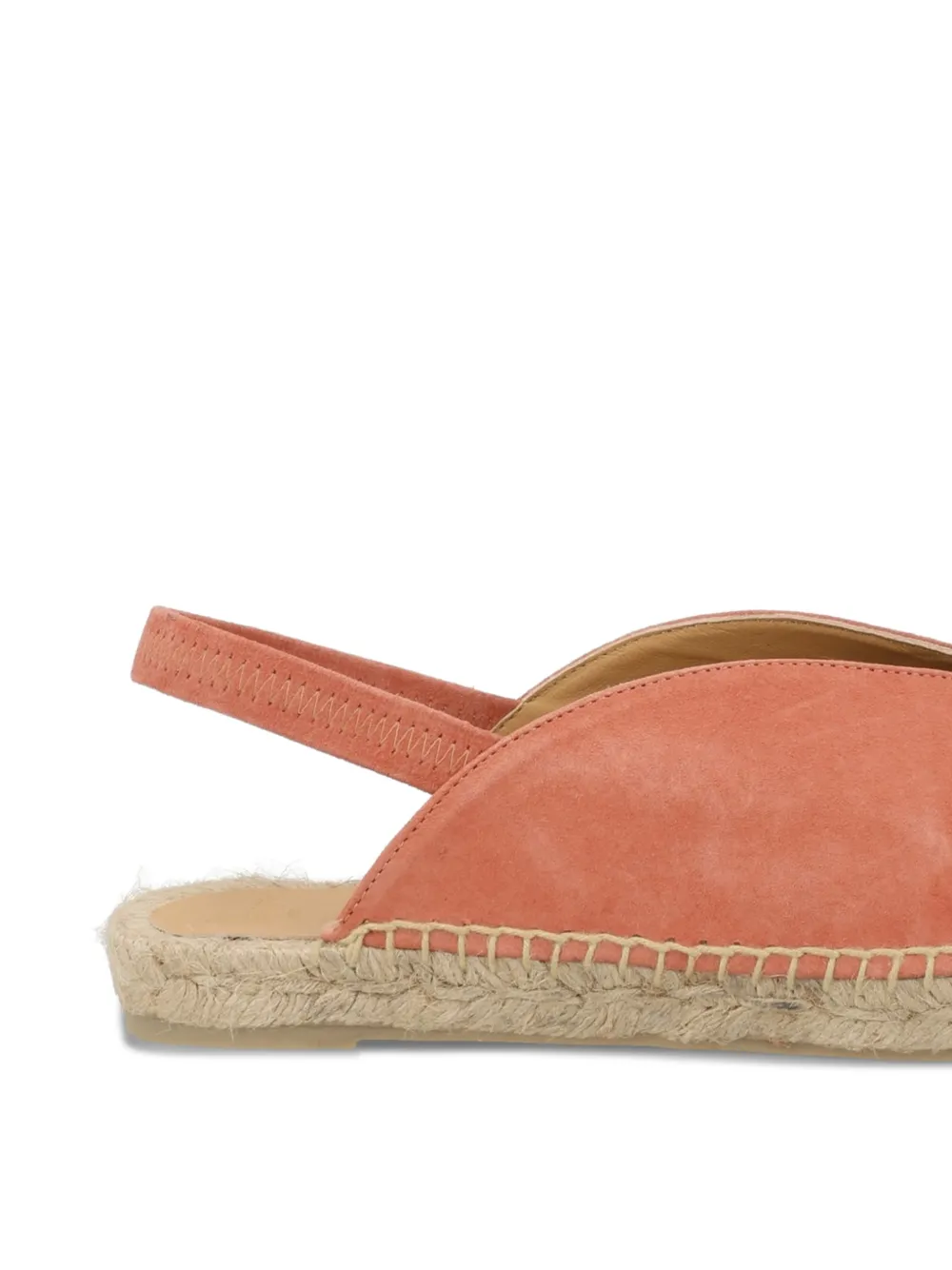 Castañer slingback flat espadrilles Oranje