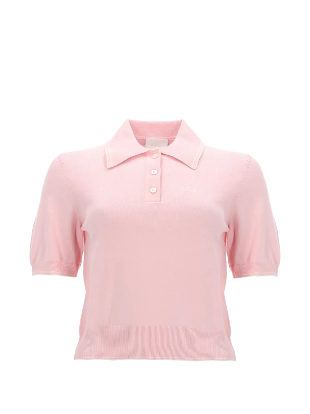 A.P.C. Lisa short-sleeve polo shirt - Rosa