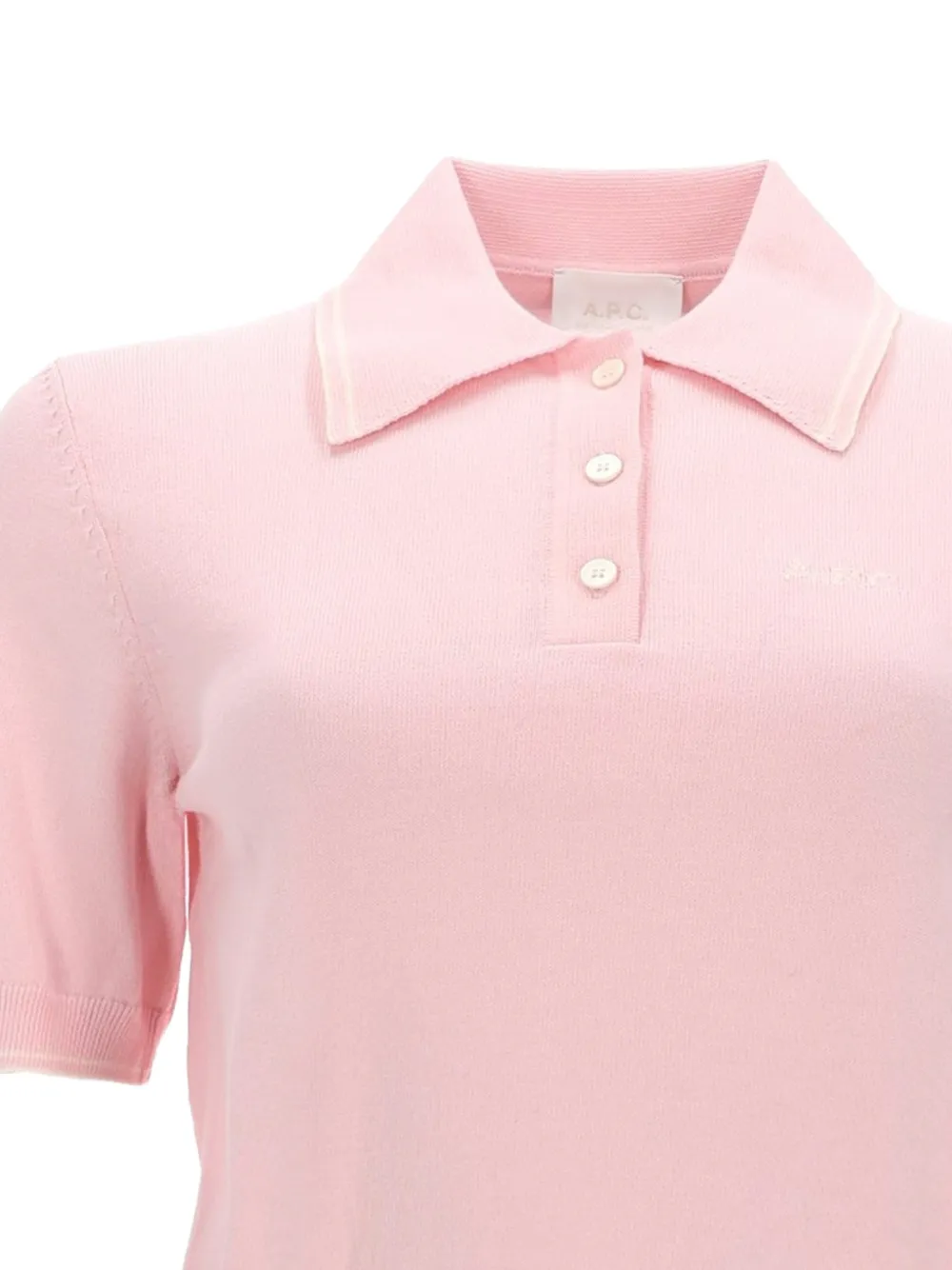 A.P.C. Lisa poloshirt met korte mouwen Roze