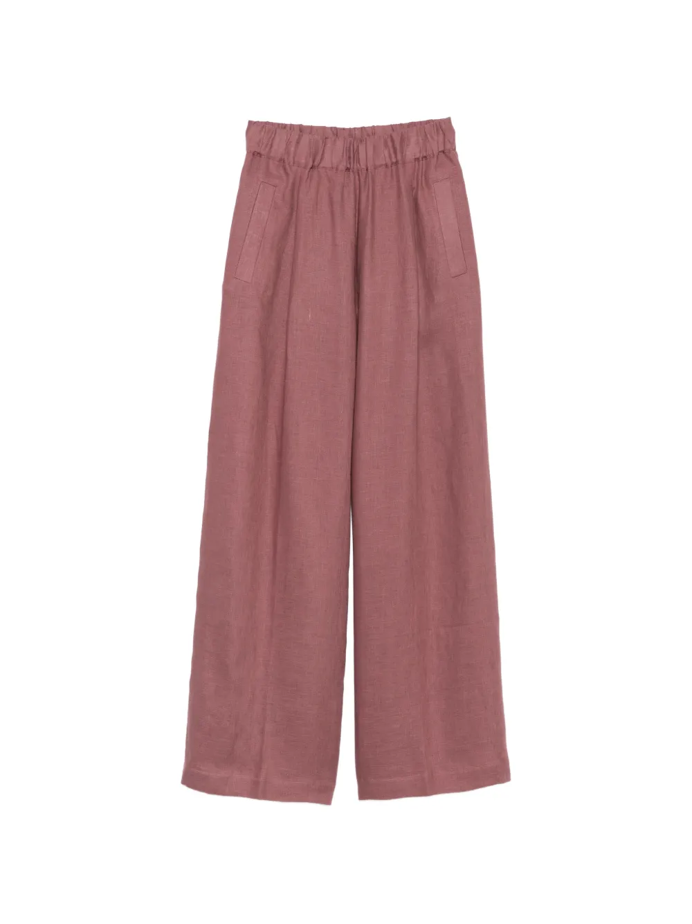 Semicouture elasticated-waist wide-leg trousers - Rosa