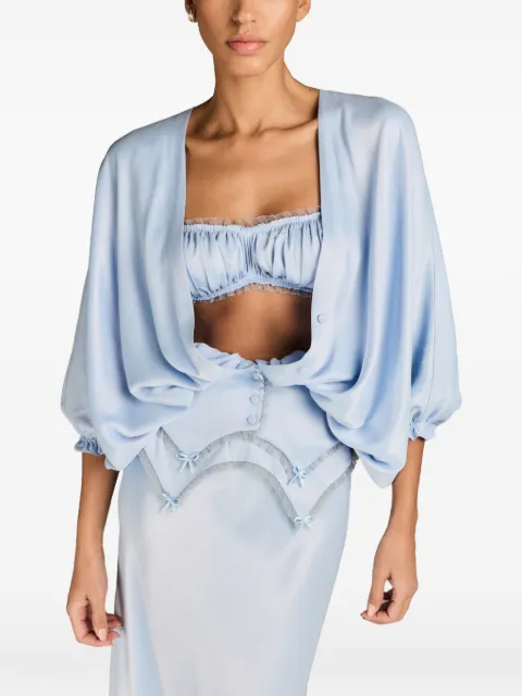 MARK-OFF Lina puff-sleeved blouse