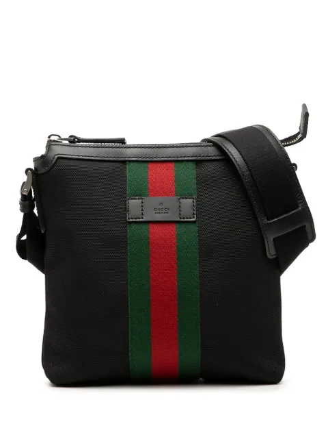 Gucci Pre-Owned 2016-2026 Techno Canvas Web Messenger Bag crossbody bag
