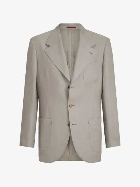 Brunello Cucinelli blazer con motivo chevron