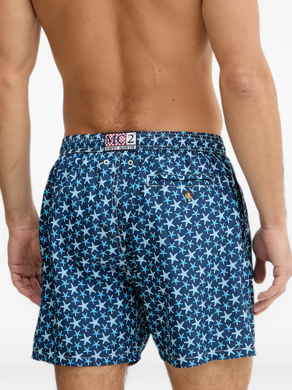 MC2 Saint Barth Zwembroek met trekkoord Blauw