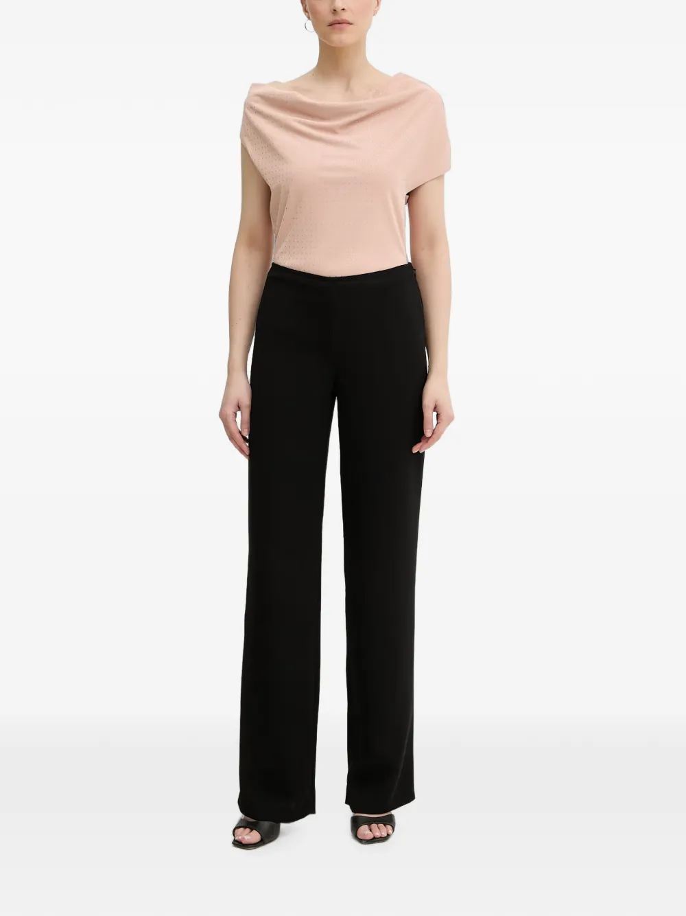 LUISA SPAGNOLI Straight broek Zwart