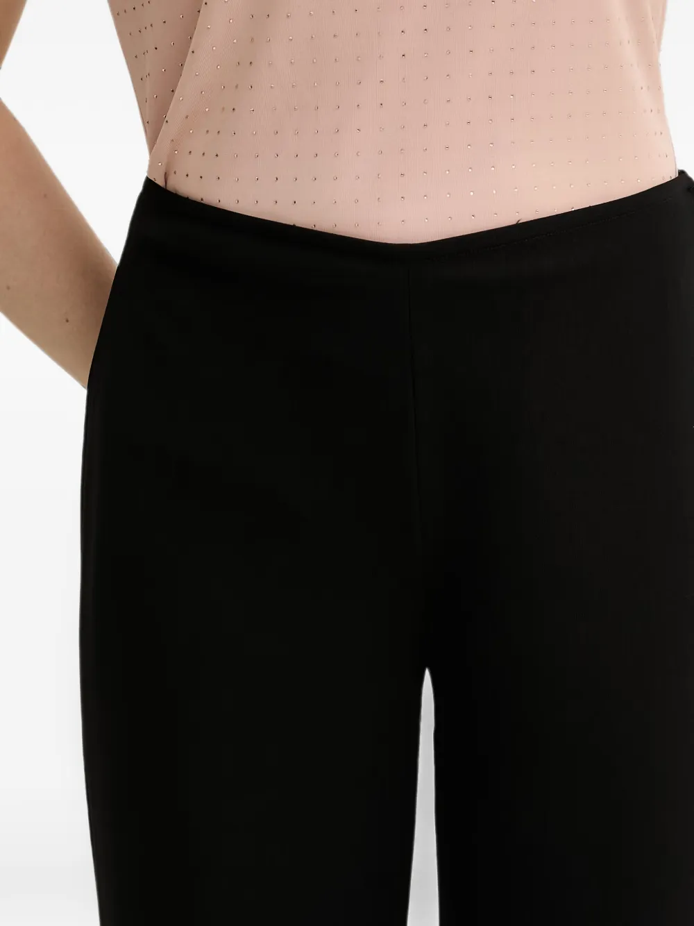 LUISA SPAGNOLI Straight broek Zwart