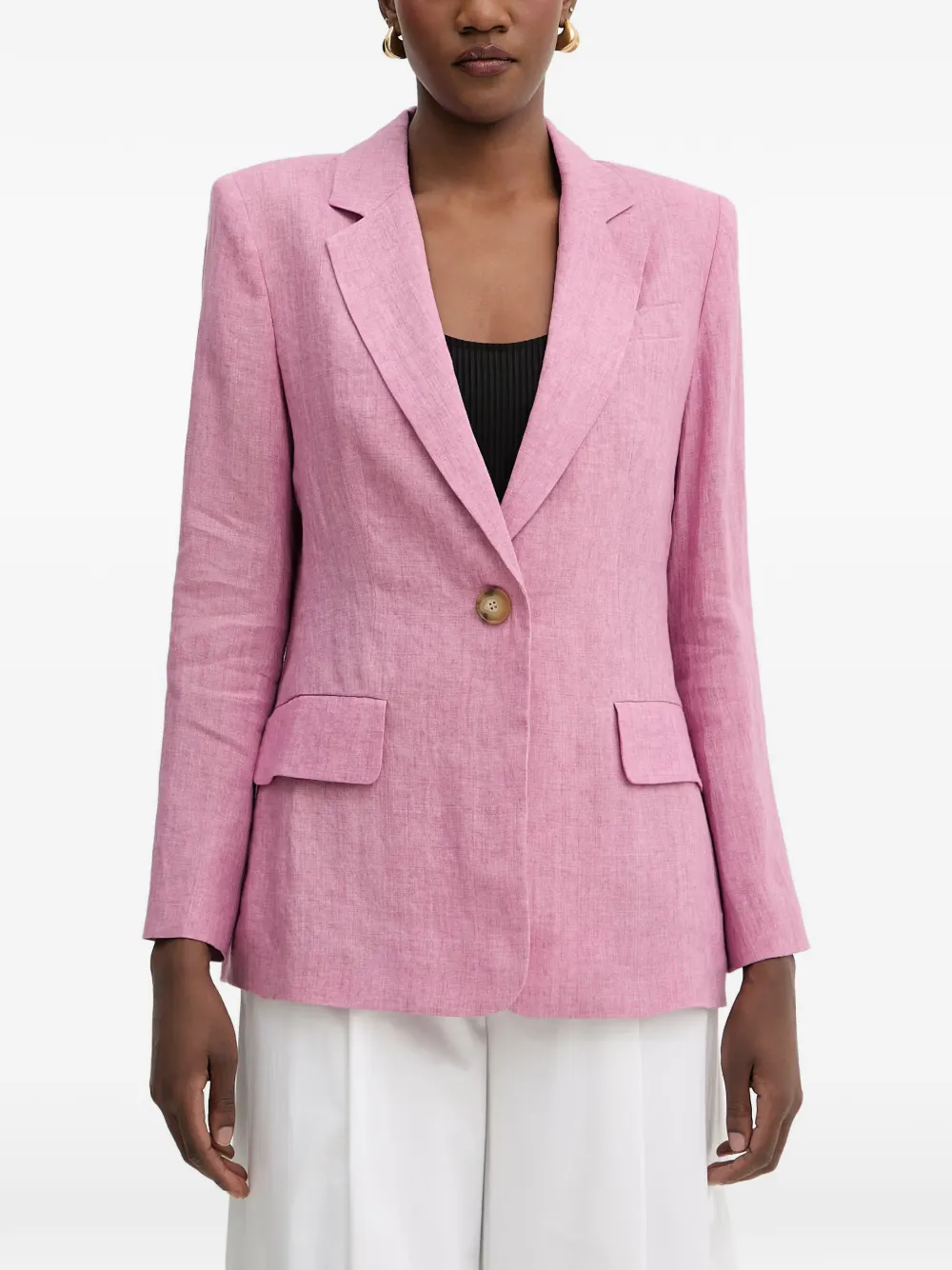 LUISA SPAGNOLI Vetrate single-breasted notched-lapels blazer