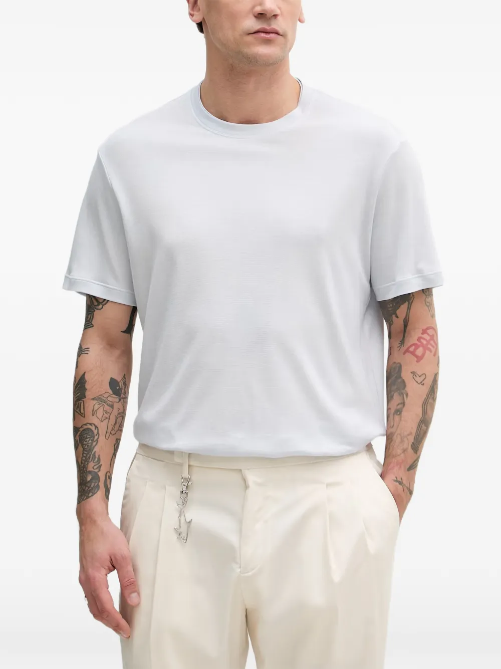 Paul & Shark X-Soft crew-neck short-sleeve T-shirt - Grigio
