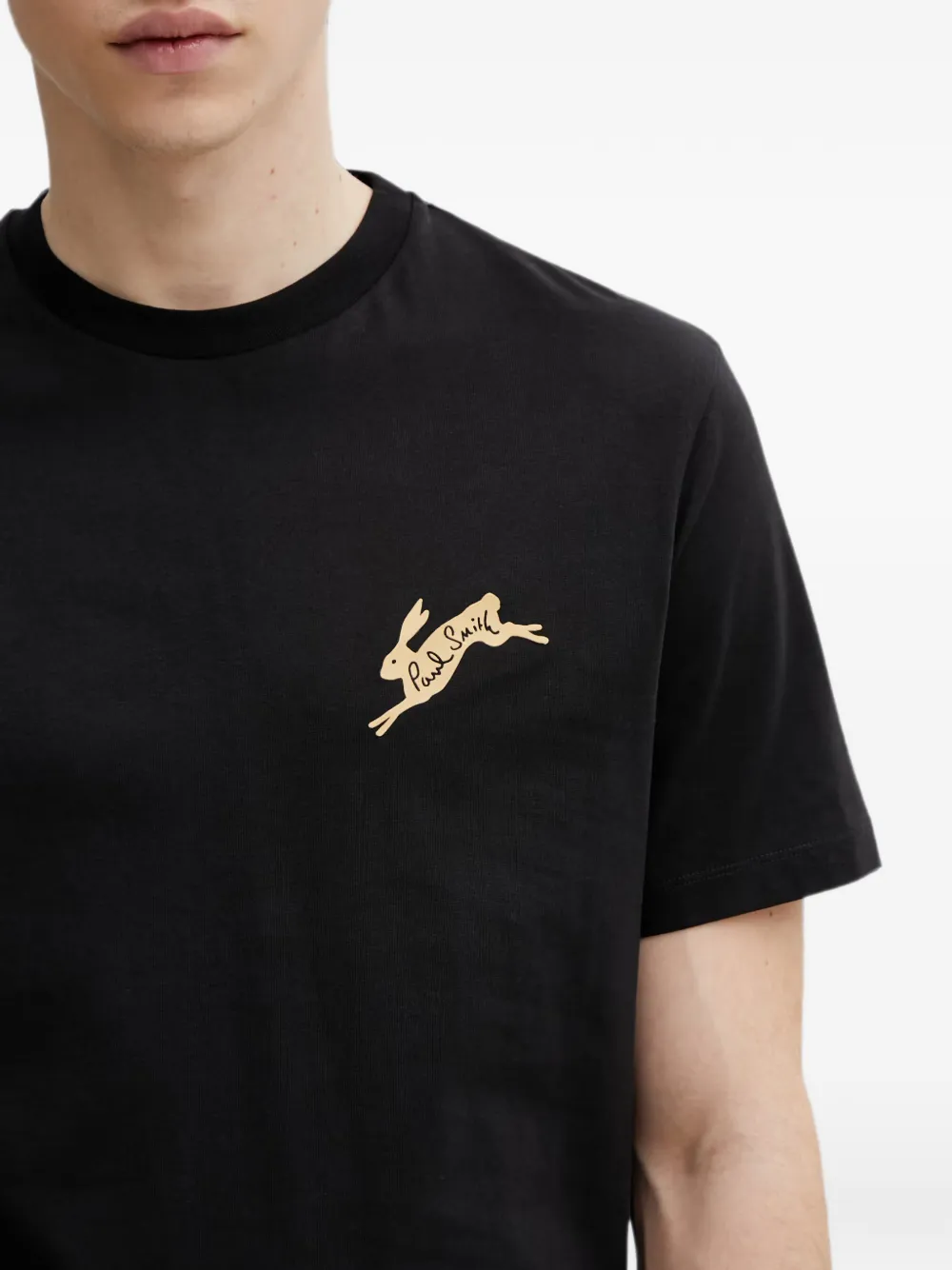 Paul Smith T-shirt met konijnenlogo Zwart