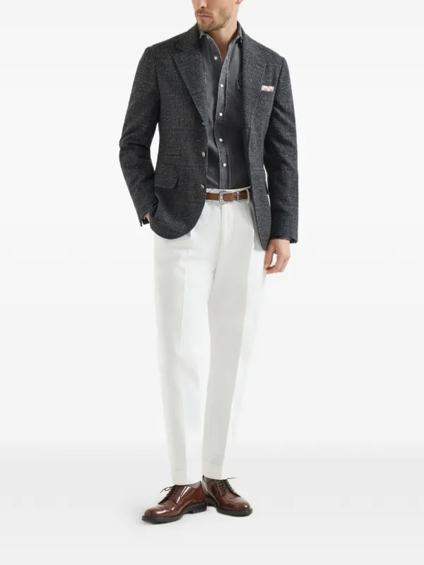 Brunello Cucinelli デニムシャツ | グレー | FARFETCH JP