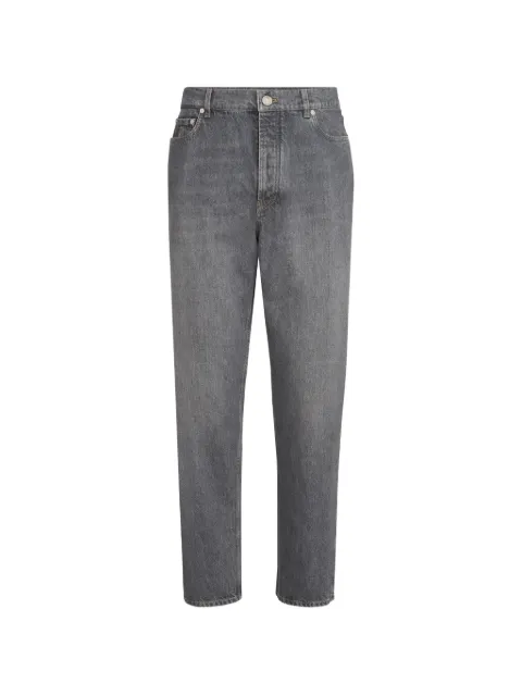 Brunello Cucinelli Greyscale denim iconic fit five-pocket trousers