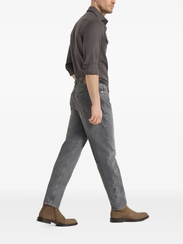 新品BrunelloCucinelliスケールグレーデニムIconicfit46 Brunello Cucinelli アイコニックフィット デニムパンツ | グレー