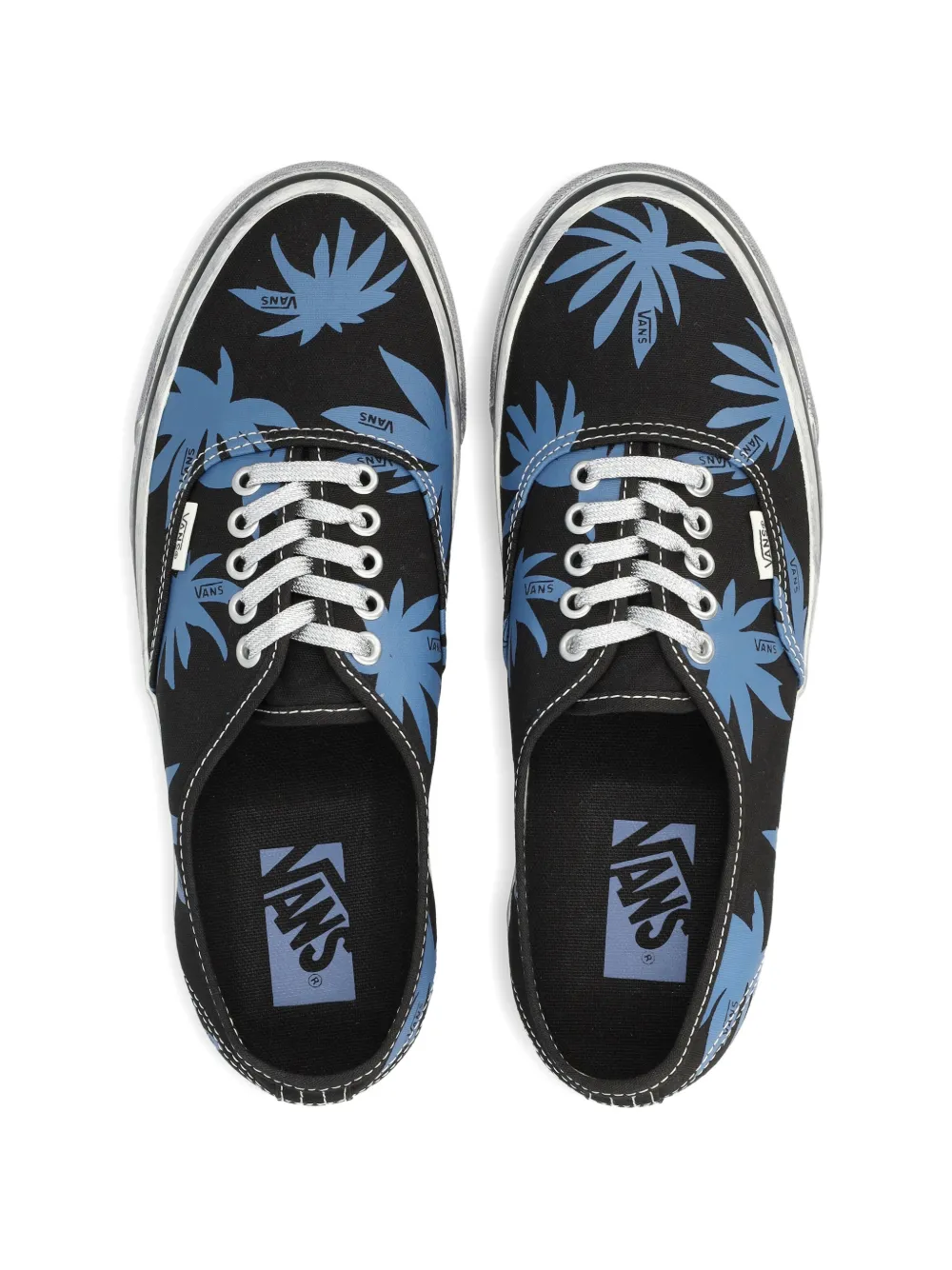 Vans Premium Authentic print sneakers Zwart