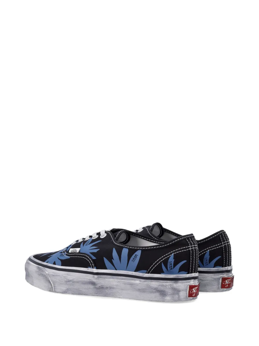 Vans Premium Authentic print sneakers Zwart