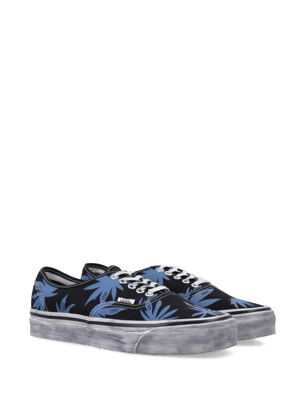 Vans Premium Authentic print sneakers Zwart